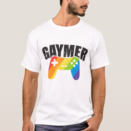 Gaymer Cool LGBT T-shirt (Voorkant)