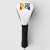 Gaymer Funny Video Game Pride Lover Gift Golfheadcover (Voorkant)