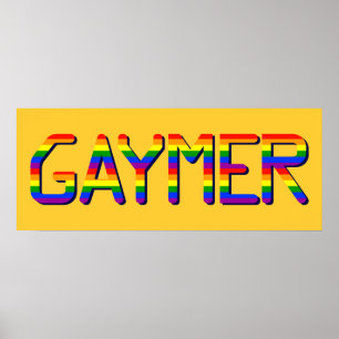 Gaymer Graphic Poster