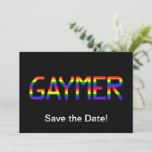 Gaymer Graphic Save The Date (Staand voorkant)