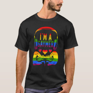 Gaymer Lesbian Gay Video Gamer Lgbtq Gaming Lgbt T-shirt