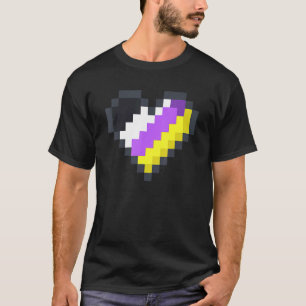 Gaymer LGBT Retro Pride Geslacht Niet Binaire Game T-shirt