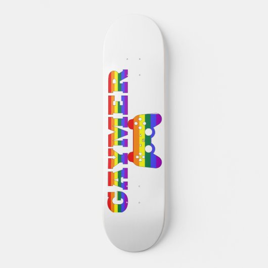 Gaymer, LGBTQ-gamers — Ideaal Persoonlijk Skateboard (Voorkant)