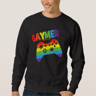 Gaymer Pride Gay Lgbt Rainbow Gamer Flag Lesbian Trui