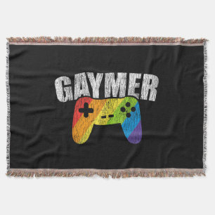 Gaymer Rainbow Flag Gaming Lesbisch Homo Biseksuee Deken