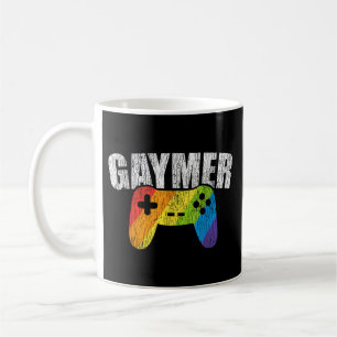 Gaymer Rainbow Flag Gaming Lesbisch Homo Biseksuee Koffiemok