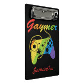 Gaymer | Regenboogvideogame-controller | Gokken Mini Klembord (Schuin)