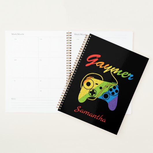 Gaymer | Regenboogvideogame-controller | Gokken Planner (Display)