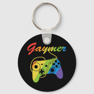 Gaymer   Regenboogvideogame-controller   Gokken Sleutelhanger
