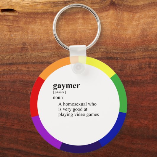 GAYMER SLEUTELHANGER (Voorkant)