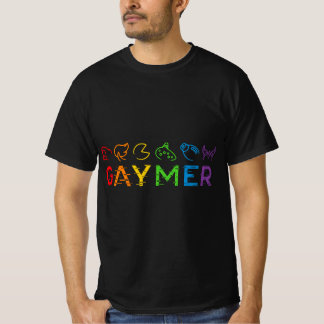 Gaymer Videogame LGBT Heartbeat Gamer Pride Mont T-shirt