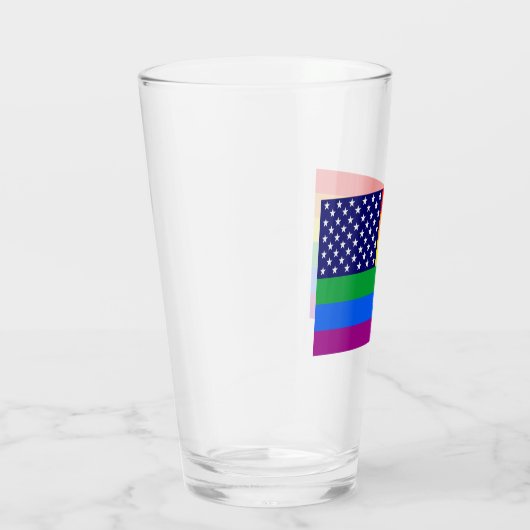 Gaymerican Pride Glas (Rechts)