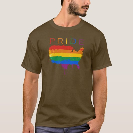 Gaymerican Pride T-shirt (Voorkant)