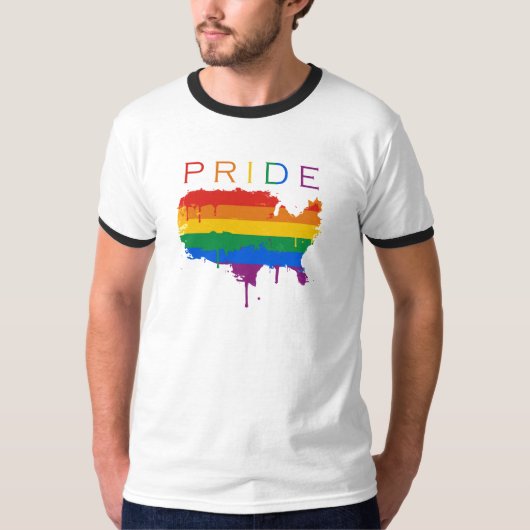 Gaymerican Pride T-shirt (Voorkant)