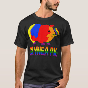 Gaynea Pig Gay Guinea Pig Pride LGBT Matching Gay T-shirt
