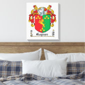 Gaynor Family Crest Canvas Afdruk (Insitu (Slaapkamer))