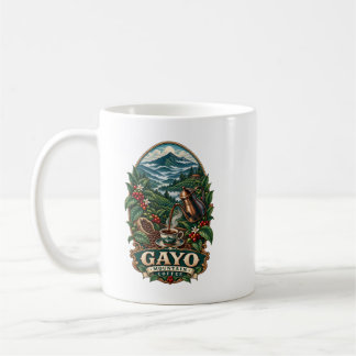 Gayo Bergkoffie Vintage Indonesische Kunstmokkop Koffiemok