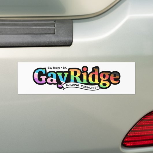 GayRidge Bumpersticker (Op auto)