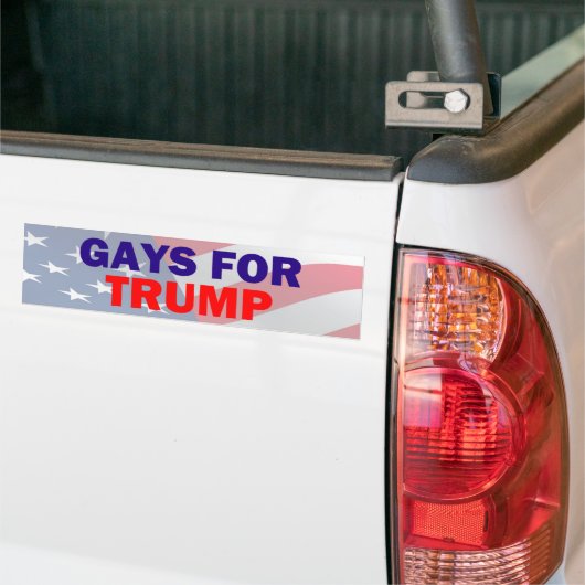 Gays for Trump Bumpersticker (Op Truck)