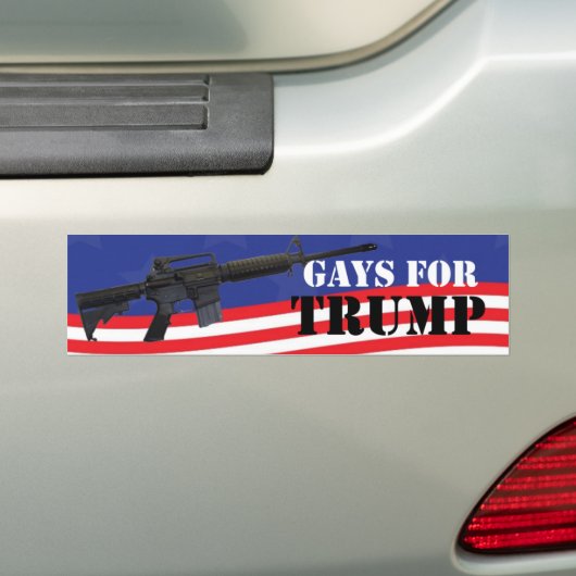 Gays for Trump Bumpersticker (Op auto)