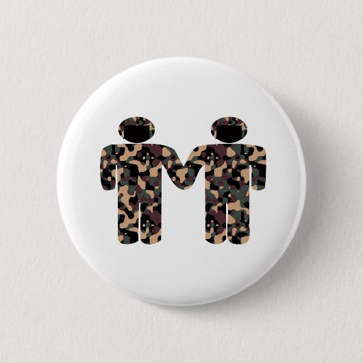 Gays in uniform ronde button 5,7 cm (Voorkant)