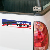 Gays voor Trump bumpersticker (Op Truck)