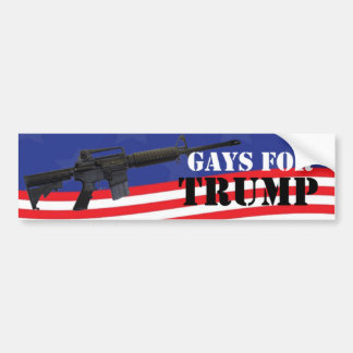 Gays voor Trump bumpersticker