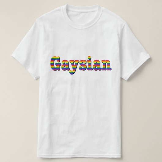Gaysian Graphic T-shirt (Design voorkant)