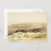 Gaza, bord uit deel II van de Heilige Land Briefkaart (Voorkant / Achterkant)