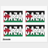 GAZA De ziel van mijn ziel Rechthoekige Sticker (Vel)