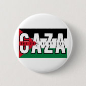GAZA De ziel van mijn ziel Ronde Button 5,7 Cm (Voorkant)