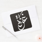 Gaza Groot 3inch (vel van 6) Vierkante Sticker (Envelop)
