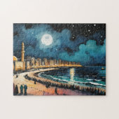 Gaza in de nacht 3 legpuzzel (Horizontaal)