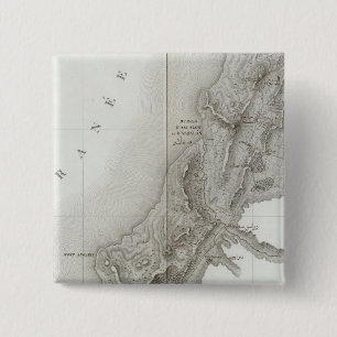 Gaza, Israël Vierkante Button 5,1 Cm