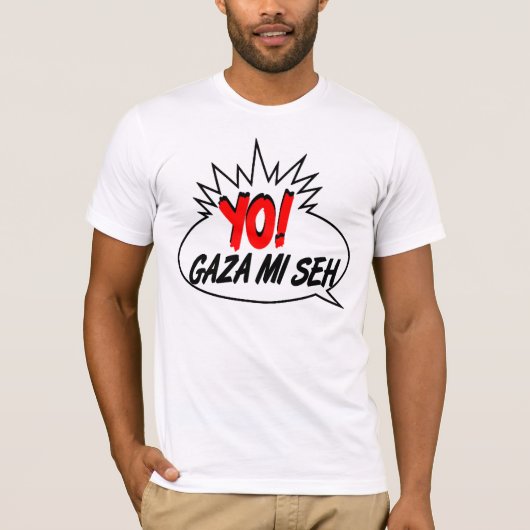 Gaza mi Seh T Shirt (Voorkant)