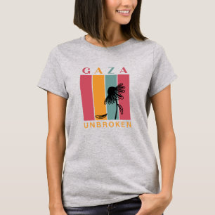 Gaza ONGEBROKEN Vrouwen Solidariteit T-shirt