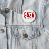 GAZA, OORLOG VAN 2008-2009 RONDE BUTTON 5,7 CM (In situ)