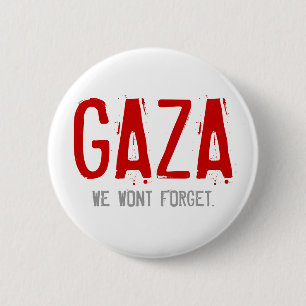 GAZA, OORLOG VAN 2008-2009 RONDE BUTTON 5,7 CM