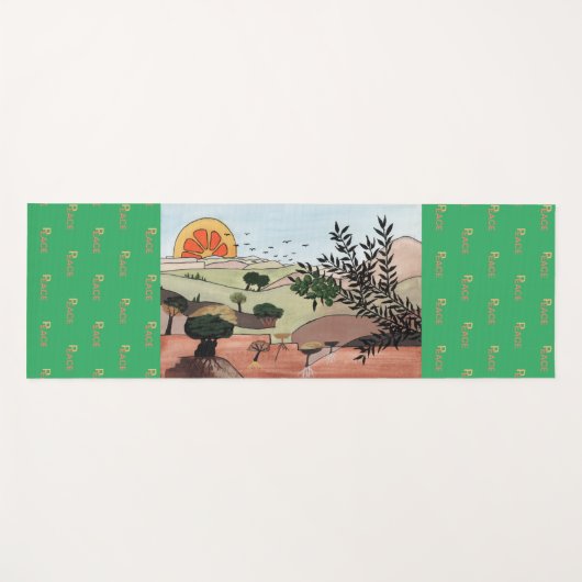 Gaza Peace  Yogamat (Voorkant (horizontaal))