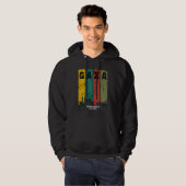 GAZA Vintage Distressed Hoodie | Solidariteit (Voorkant volledig)