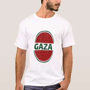 Gaza, watermelon colors, palestine solidarity, t-shirt