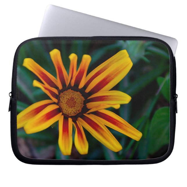 Gazania bloem laptop sleeve (Voorkant)