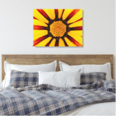 Gazania Canvas Afdruk (Insitu (Slaapkamer))