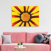 Gazania Canvas Afdruk (Insitu (Woonkamer))