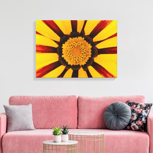 Gazania Canvas Afdruk (Insitu (Woonkamer))