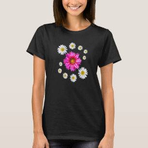 Gazania Daisy Floral Pattern Gazania Daisy Blossom T-shirt