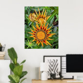 Gazania Flower Poster (Thuiskantoor)