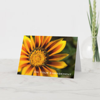 Gazania | Gelukwens van het Verloving Kaart