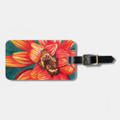 Gazania woestijnbloemkunst door Sacha Grossel Bagagelabel (Voorkant horizontaal)