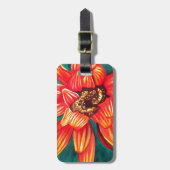 Gazania woestijnbloemkunst door Sacha Grossel Bagagelabel (Voorkant verticaal)